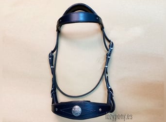 Cabezada Lazypony de estilo barroco, Fancy handcrafted baroque bridle Lazypony