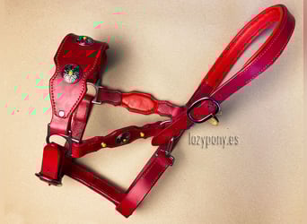 Baroque horse halter Lazypony, cabezada barroca, cabezada de cuero, leather headstall