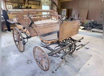 Antigua carroza de caballos / Carro de entrenamiento