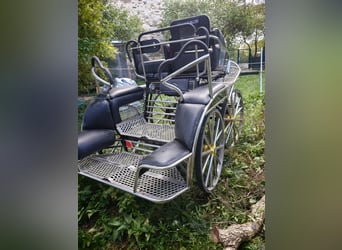 Carro de maratón Hansmeier, para conducción individual y doble.