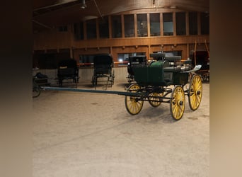 Schwere Wagonette Kutsche E. Wiez Zweispänner Scheibenbremsen