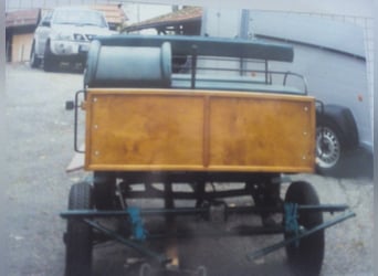 Hermosa carreta para ponis de tiro doble