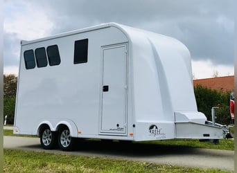 RJH 675 Trailer für 3 Pferde mit großer Wohnung, Dusche und Doppelbett – Gebrauchtfahrzeug