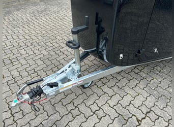 Humbaur Pferdeanhänger Pegasus 2400 2,4t Sattelkammer 100km/h Black Hecktür schwenkbar