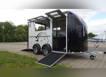 Remolque para caballos Cheval Liberté Maxi 3 / 3 caballos / Pullmann 2 eje / negro