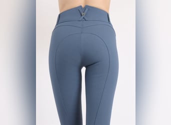 Breeches Ess Megan de tiro alto Azul oceano.