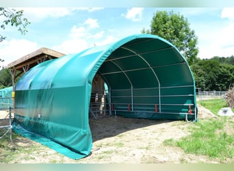 Lona de acción con 900 g/m² - Carpa para pasto, refugio para caballos, tienda de almacenamiento, tie