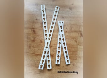 Carril de cerradura de 75 cm, carril para obstáculos con soportes para barras