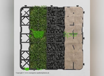 Paddock mats, grass reinforcement grids, and gravel reinforcement grids – sturdy paddock and parking