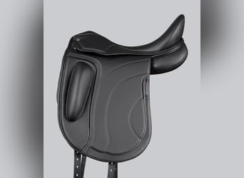 Montpellier Synthetic Dressage Saddle Black