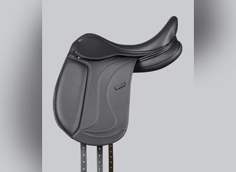 Reims Synthetic Dressage Saddle Black