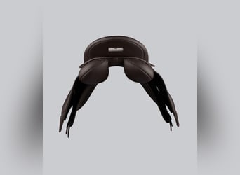 Biarritz Synthetic Pony GP/Jump Saddle Dark Havana