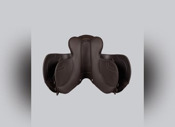 Biarritz Synthetic Pony GP/Jump Saddle Dark Havana