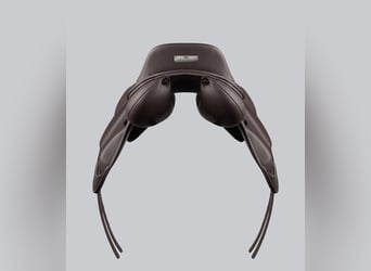 Rouen Synthetic Monoflap Cross Country Saddle Dark Havana