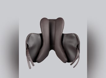 Rouen Synthetic Monoflap Cross Country Saddle Dark Havana