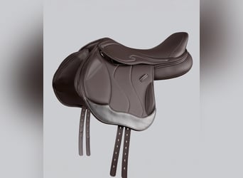 Rouen Synthetic Monoflap Cross Country Saddle Dark Havana