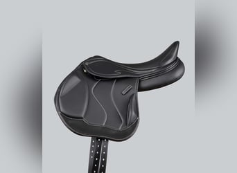 Rouen Synthetic Monoflap Cross Country Saddle Black