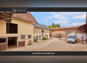 Pferdeimmobilie in Hessen – charmantes Fachwerkensemble mit Reithalle in Groß-Bieberau!