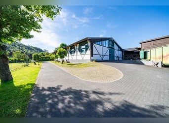 Private riding facility with a historic residential building in a picturesque setting