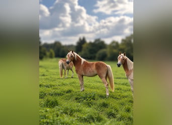 Haflinger, Stute, 2 Jahre, Fuchs