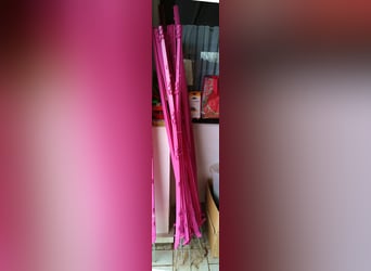 Ako Vollkunststoffpfahl Classic Rosa 156cm 9 Stück