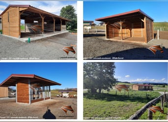 Stall bauen - Stallungen, Pferdestall, Aussenbox, Pferdebox und Offenstall kaufen, Pferdeunterstand,