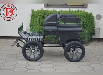 pony wagonette spurbreite 120 cm, inkl 2 spänner deichsel, 4 x scheibenbremsen typ 104 a