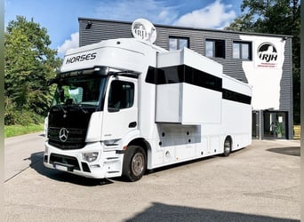 Mercedes-Benz Actros 1835 RJH Pferdetransporter Pop-Out 350 PS 5 Pferde Dusche Wohnung WC LKW