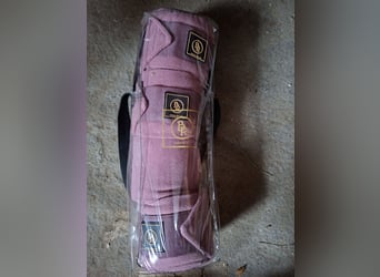 BR Fleece-Bandagen (Altrosa / Rosa) - 4er-Set mit Tasche