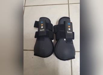 Gamaschen (vorne)  für  Pony in  Navyblau 