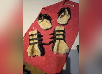 Lammfell Ledergamaschen zu verkaufen 