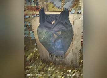 Covalliero Fliegenmaske - Ohrenschutz & Nüsternkordel schwarz WB