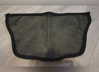 Nüstern Netz schwarz mit Reißverschluss neu