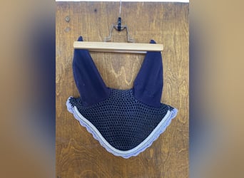 Fliegenhaube navy/dunkelblau mit Glitzer