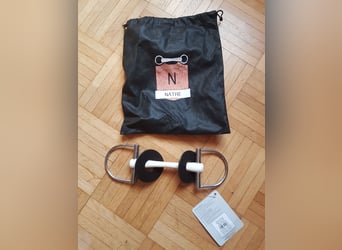 Nathe D-Ring Gebiss, Stangengebiss, biegsame Stange 130 cm NEU !