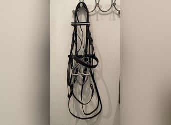 Kandare WB Leder schwarz. mit Gebissen