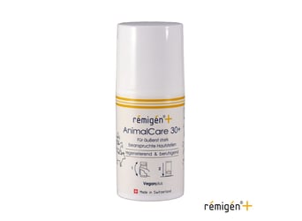 remigen+ AnimalCare 30+ | Lotion | Schweizer Hautpflege für Pferde | Wunden | Narben | Verletzungen