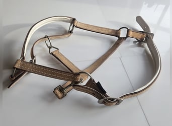 Harry`s Horse Halfter cremello aus Leder beige