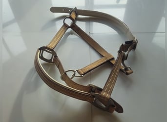 Harry`s Horse Halfter cremello aus Leder beige