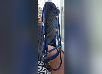 Kentucky Halfter Glitter Stone mit Führstrick - VB - Navy