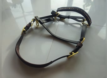 Waldhausen Lederhalfter X-Line crystal braun-gold neu