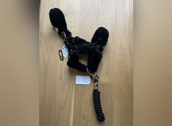 Kentucky Transport Halfter schwarz Pony mit Strick