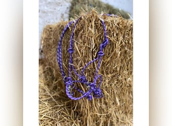 FREE RIDING Knotenhalfter mit Zügeln - PURPLE Knotenhalfter gebisslos UVP 39€