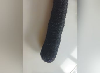 Jumbo Führstrick extra stabil aus Baumwolle, schwarz