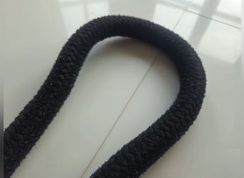 Jumbo Führstrick extra stabil aus Baumwolle, schwarz