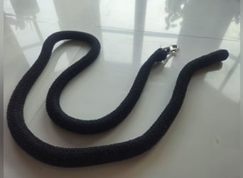 Jumbo Führstrick extra stabil aus Baumwolle, schwarz