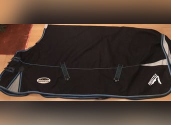 WEATHERBEETA FREESTYLE Regendecke 0g Schwarz/Türkis 155cm Kaum Benützt!