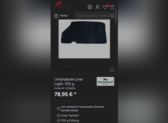 Neu Horseware Liner 100g 145cm