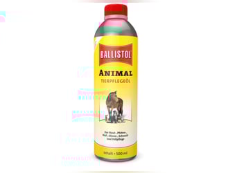 Ballistol Animal Tierpflegeöl Haut, Pfoten, Huf, Schweif, Ohren und Fellpflege 500ml UVP 19,99€