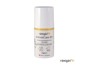 remigen+ AnimalCare 20+ | Lotion | Schweizer Hautpflege für Pferde | Wunden | Narben | Verletzungen